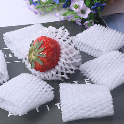 草莓网套枇杷水果苹果梨子泡沫网袋气泡膜包装鸡蛋防震缓冲包装