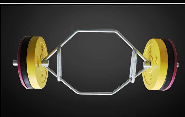 厂长直销 大环形奥杆曲杆杠铃杆助力大孔通用环形杆健身器材硬拉