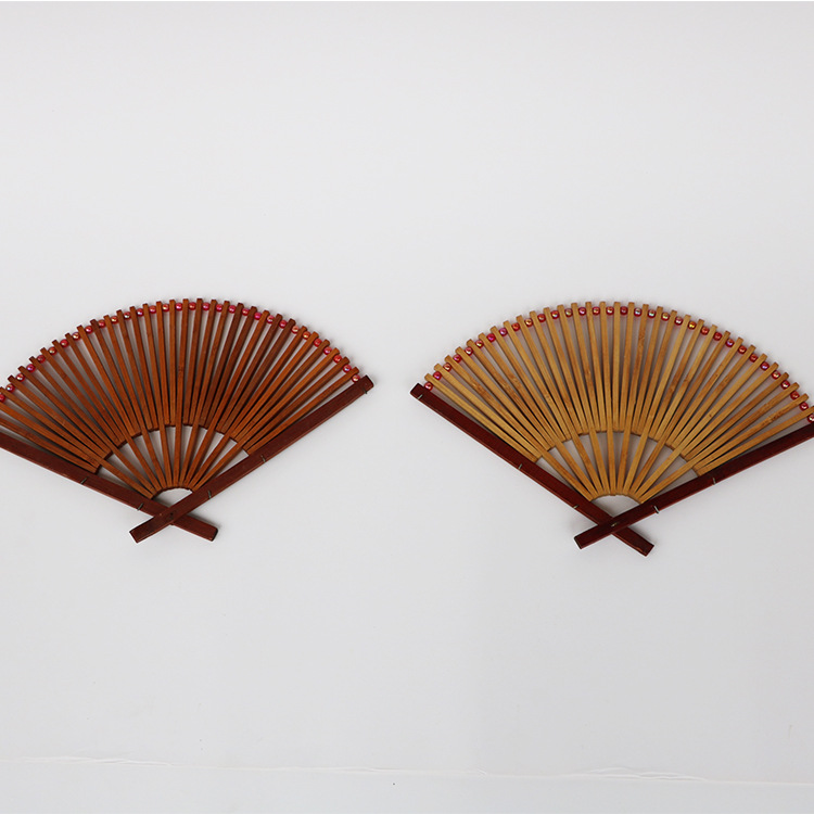 安吉竹制品天然材质纯手工编制竹扇子竹制工艺厂家直销加工定制