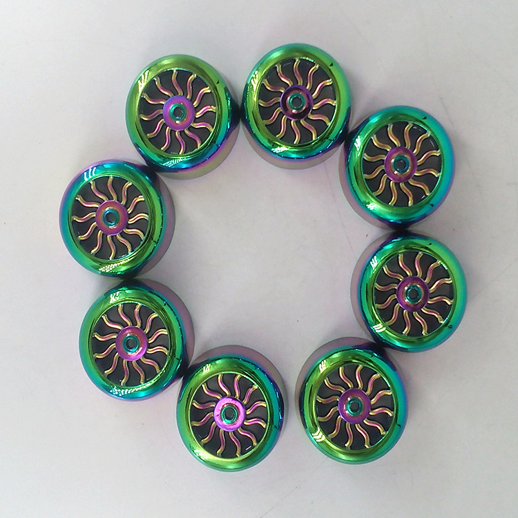 五金真空电镀厂七彩电镀加工铝合金表面处理真空镀彩色真空镀膜厂