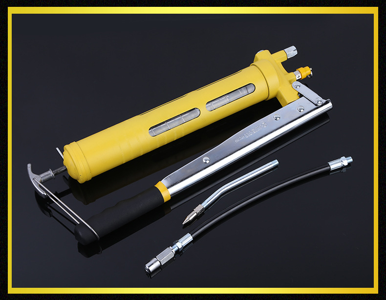 厂家直销黄油枪 600cc手动活塞黄油枪 重型机械工程车用黄油枪