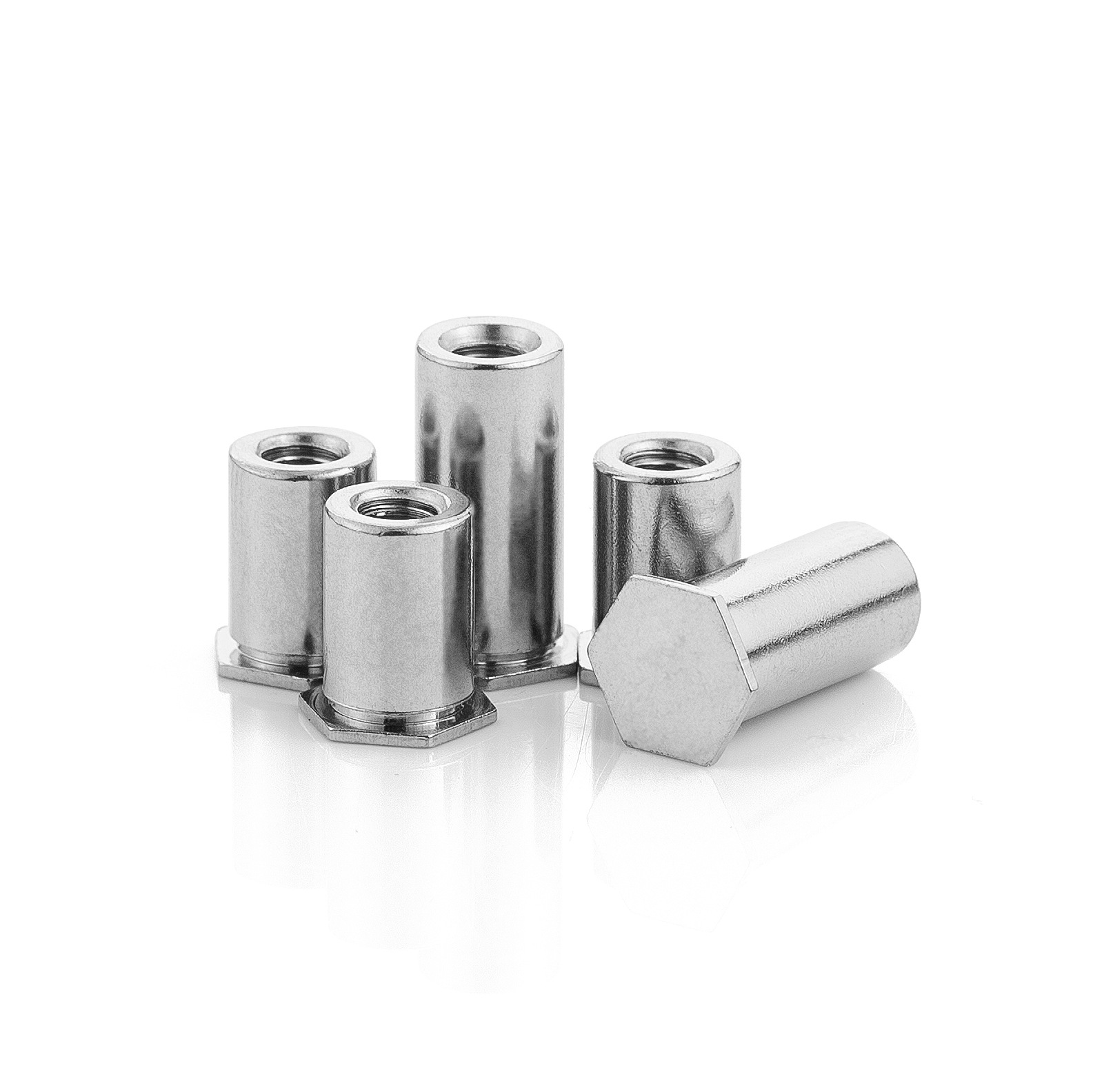 紧固件304不锈钢盲孔压铆螺母柱m3m4m5 bsos压铆件 压板螺柱