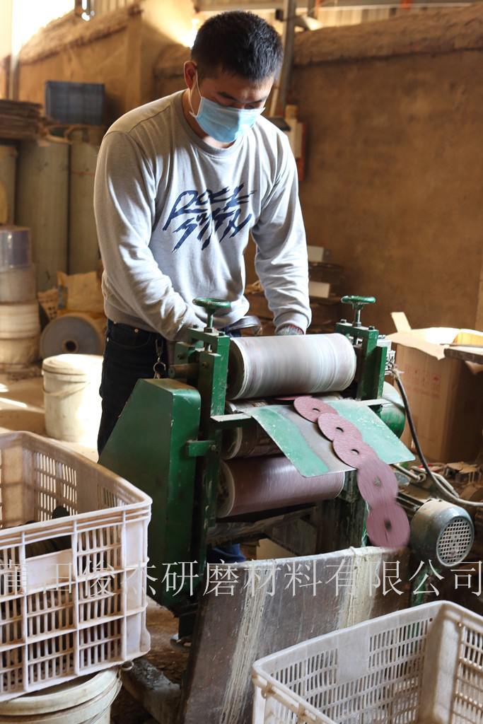 大量供应俊杰4寸钢纸磨片/金属打磨/家具打磨