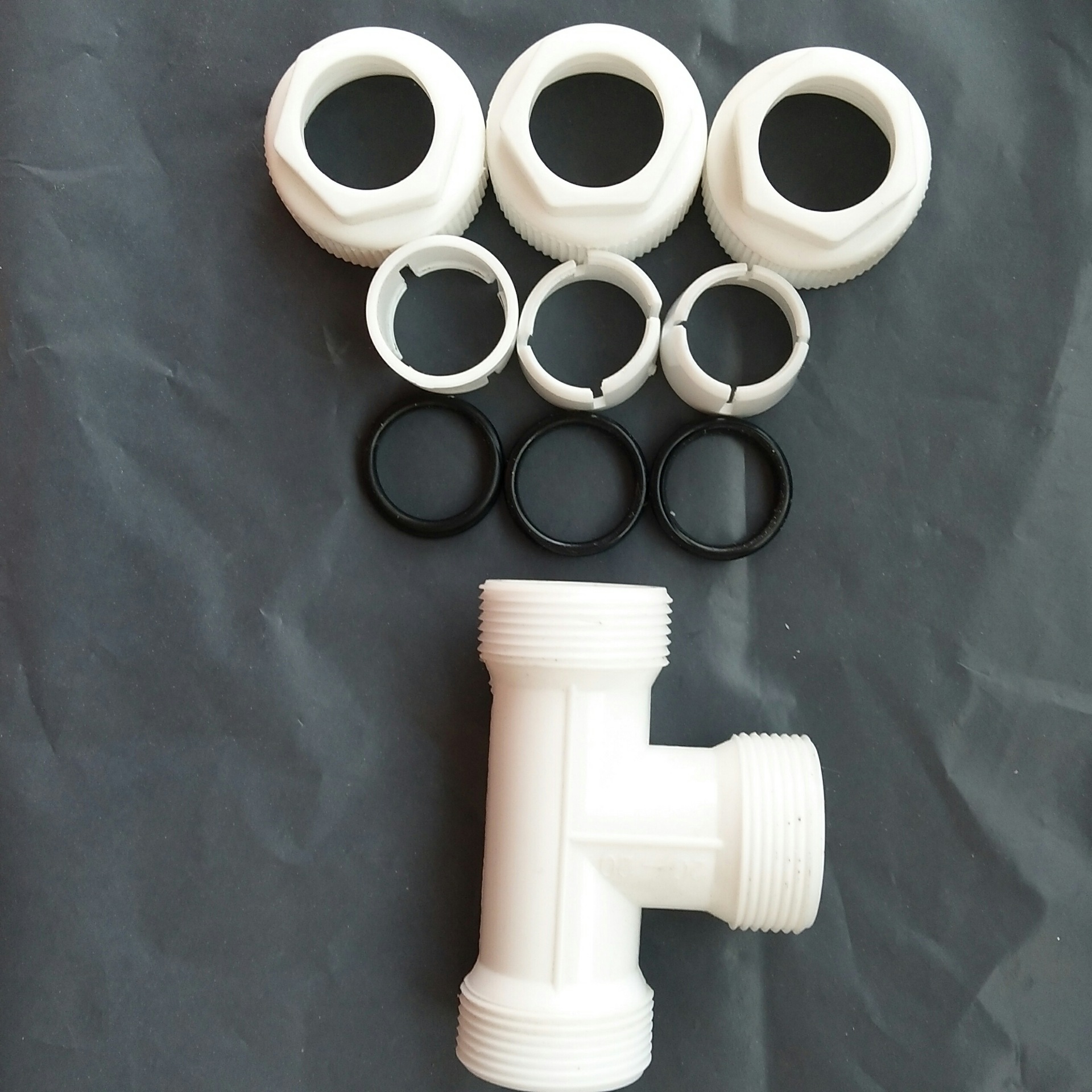 pom快接三通 管件直插式免热熔等径三通厂家直销厂家批发