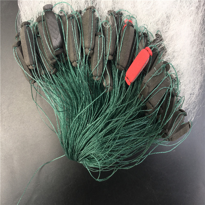 2米高1指50米单层渔网 巢湖鱼网 小鲫渔网粘网丝网渔具批发