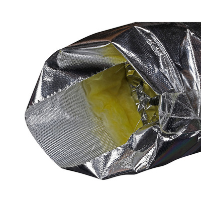 玻纤布保温软管 铝箔保温软管玻璃纤维中央空调专用通风管冷风管