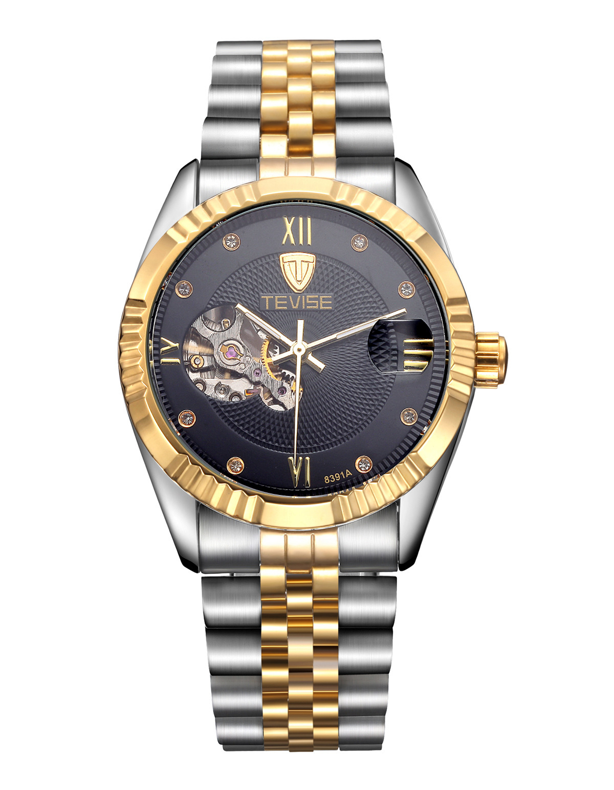 tevise特威斯8391a机械表男表防水新款时尚男士全自动机械手表