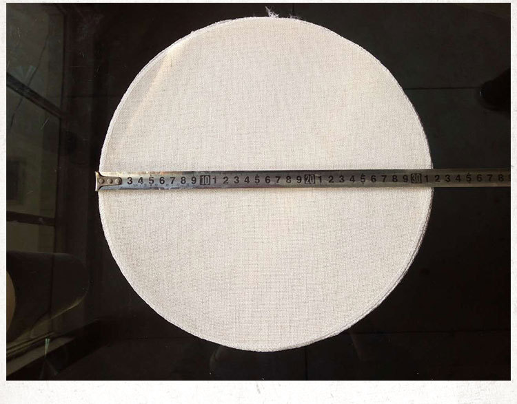 厂家直销包边全棉上浆蒸笼布垫28cm圆形笼屉布全棉纱布