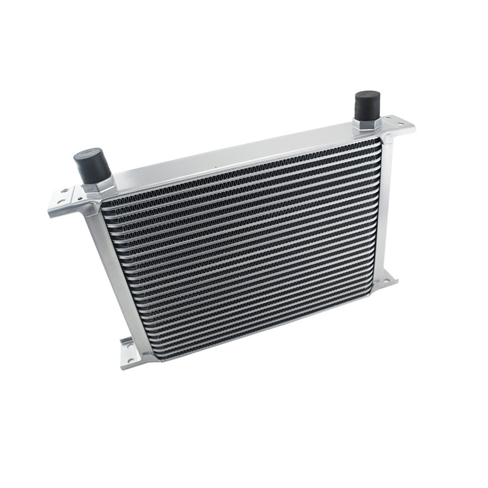 跨境改装汽配an10英式汽车燃油系统冷却器25层黑色 银色