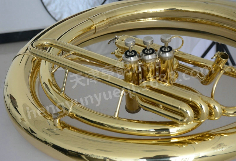 厂家直销 专业定制降b调太阳号大号 三立键 亨韵演奏乐器 行进号