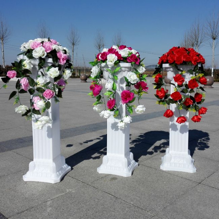 厂家直销罗马柱 1703方形罗马柱开业花篮拆装花柱塑料罗马柱批发