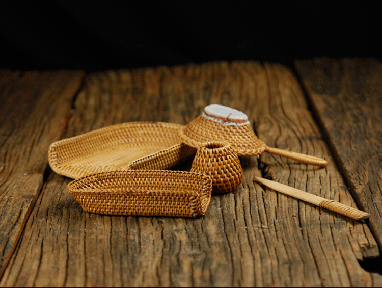 秋藤绕木 黑茶普洱茶茶针 功夫茶道零配 纯手工茶针