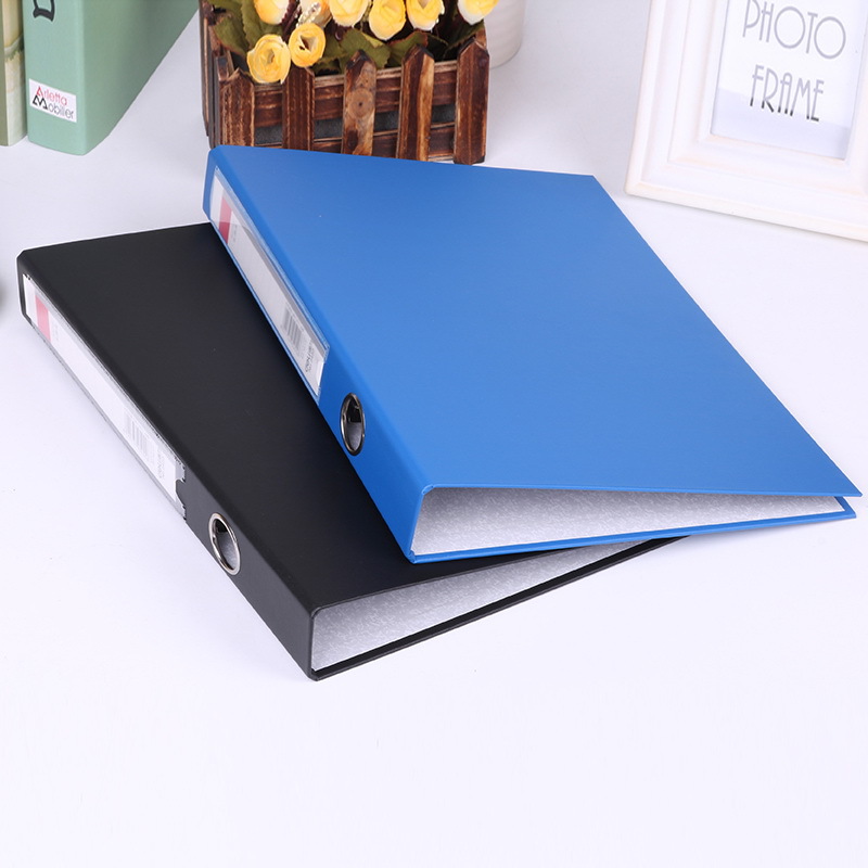 得力文件夹5455 长押夹a4大号加厚资料夹硬质单夹 商务办公收纳夹