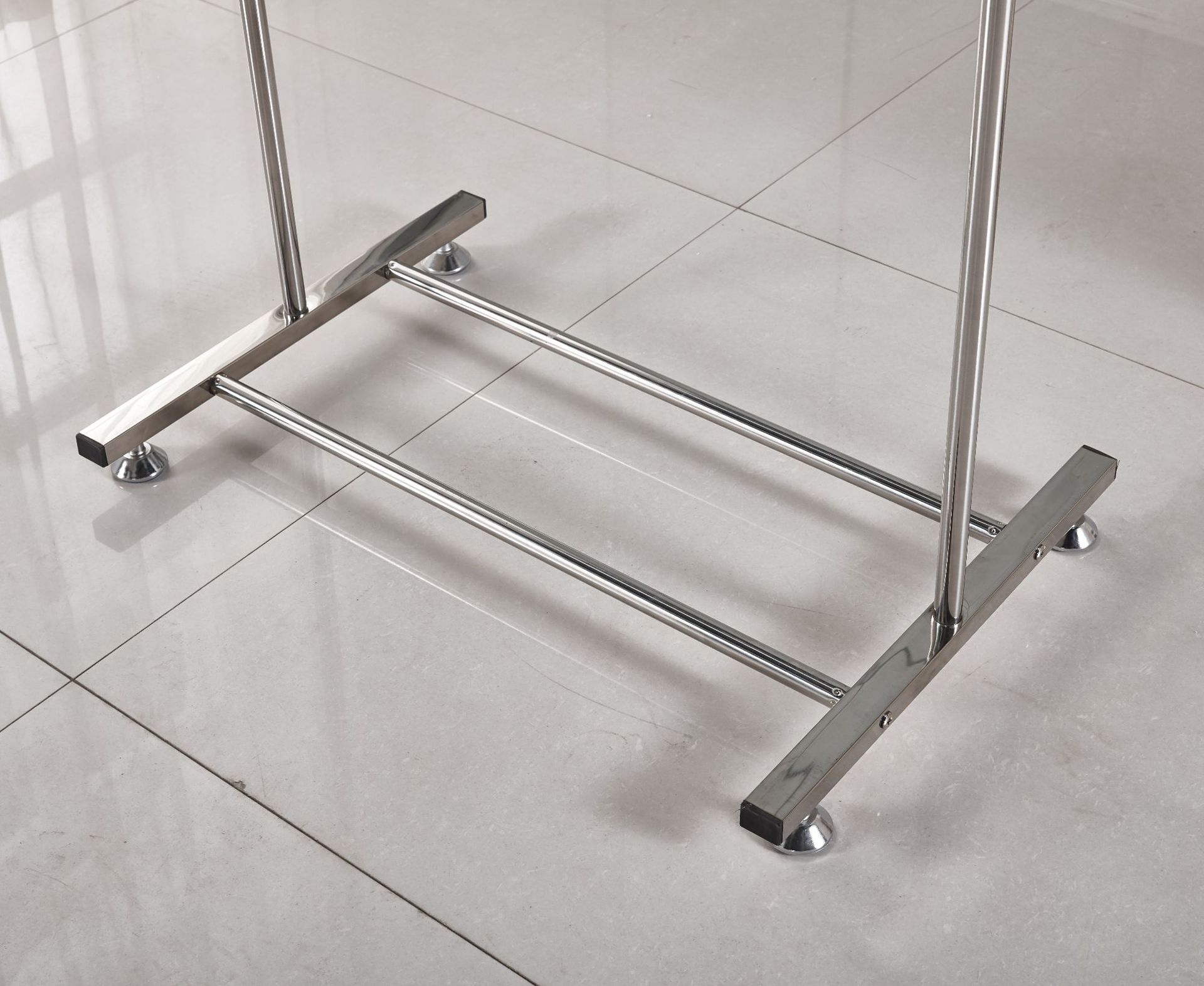 晾衣架落地单杆式 不锈钢伸缩凉衣架晒架室内外晒衣被挂衣架