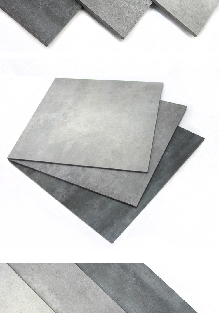现代简约灰色水泥地板砖瓷砖餐厅客厅办公室工业风水泥砖800地砖