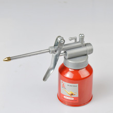 批发高压透明机油壶250ml塑料软管铜尖嘴注油器加油壶机油枪