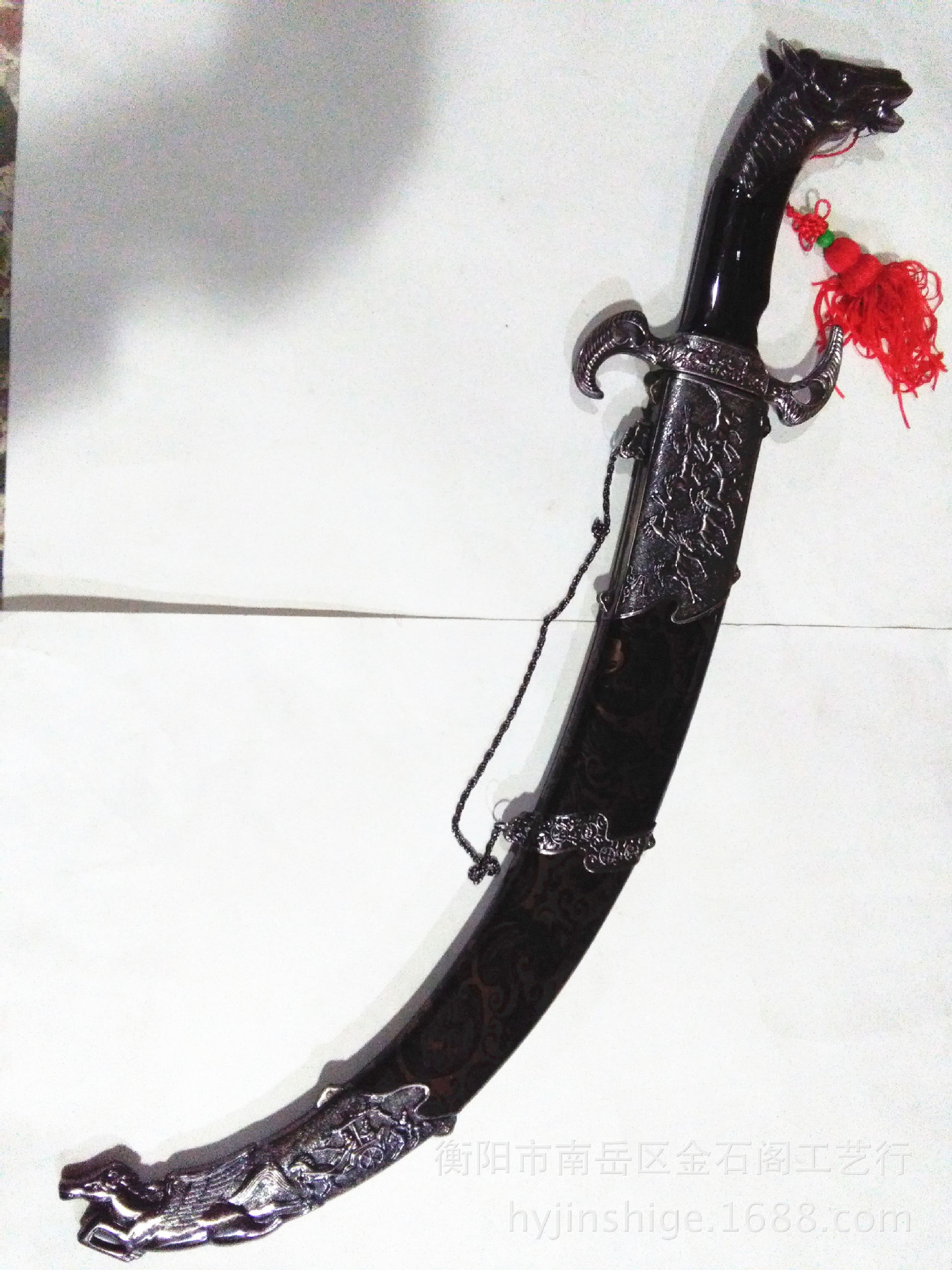 批发成吉思汗弯刀蒙古刀 蒙古特色刀剑 促销送礼 未开刃一件代发