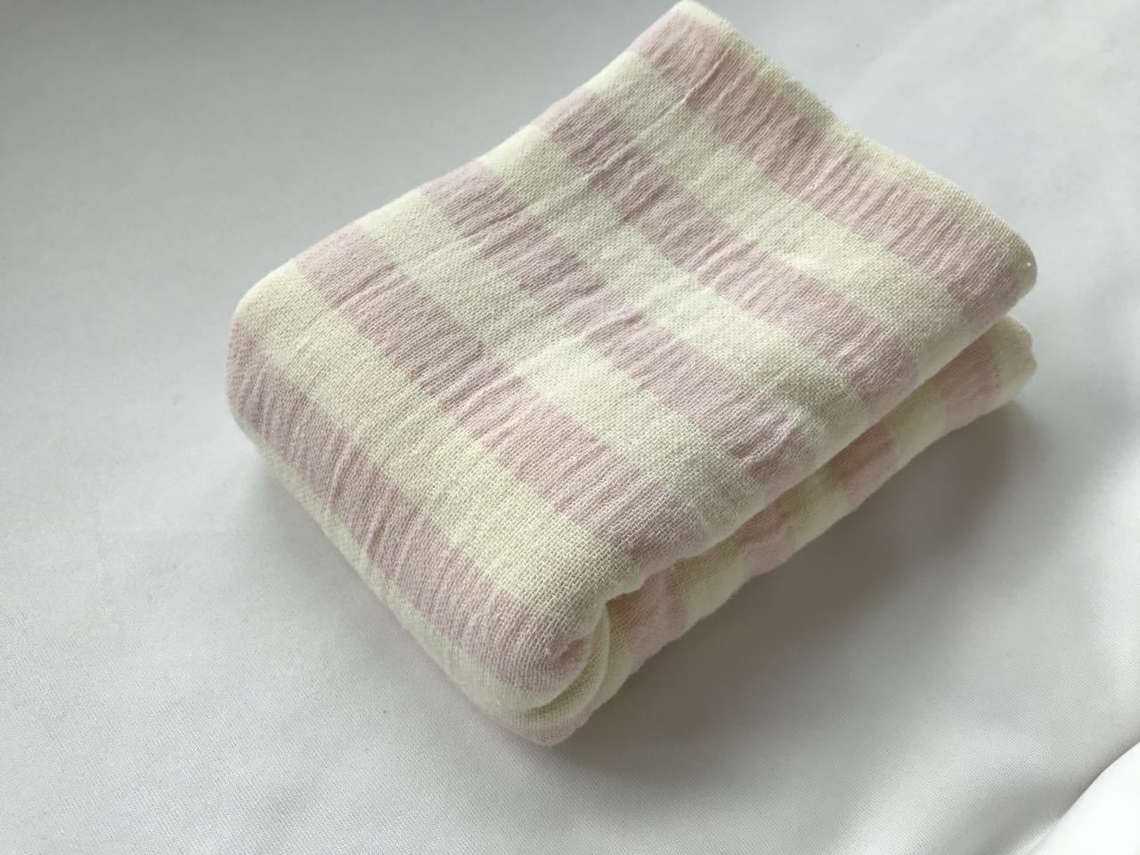 出口日本纯棉水洗纱布毛巾外贸原单西松屋无捻母婴儿一件代发代购