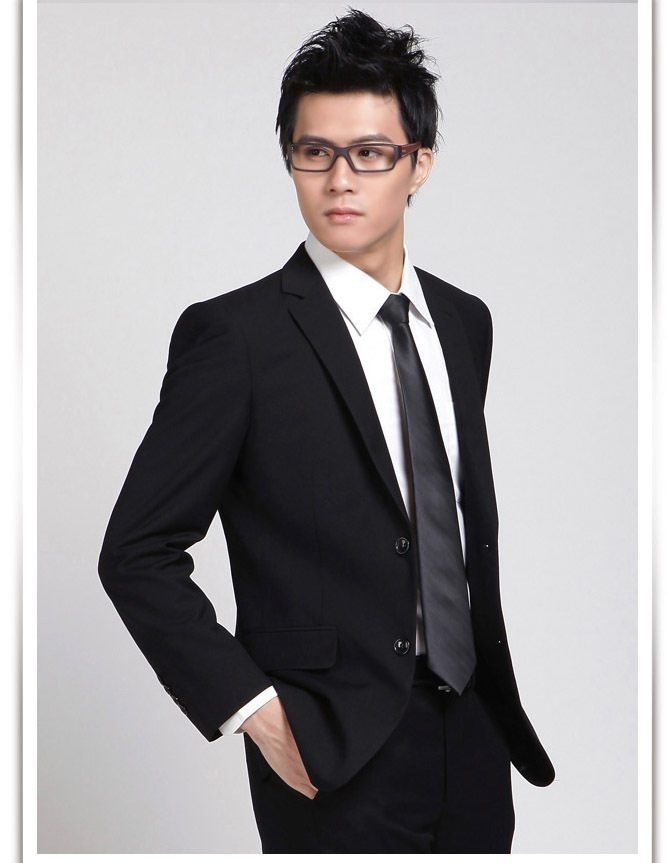 定制西服logo男女职业装商务套装修身韩版正装休闲西装裤新郎礼服