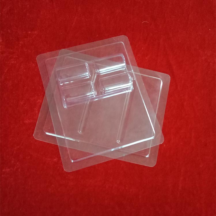 pvc电池包装双边泡壳 4只装 透明 五金吸塑包装 全新料 可定制