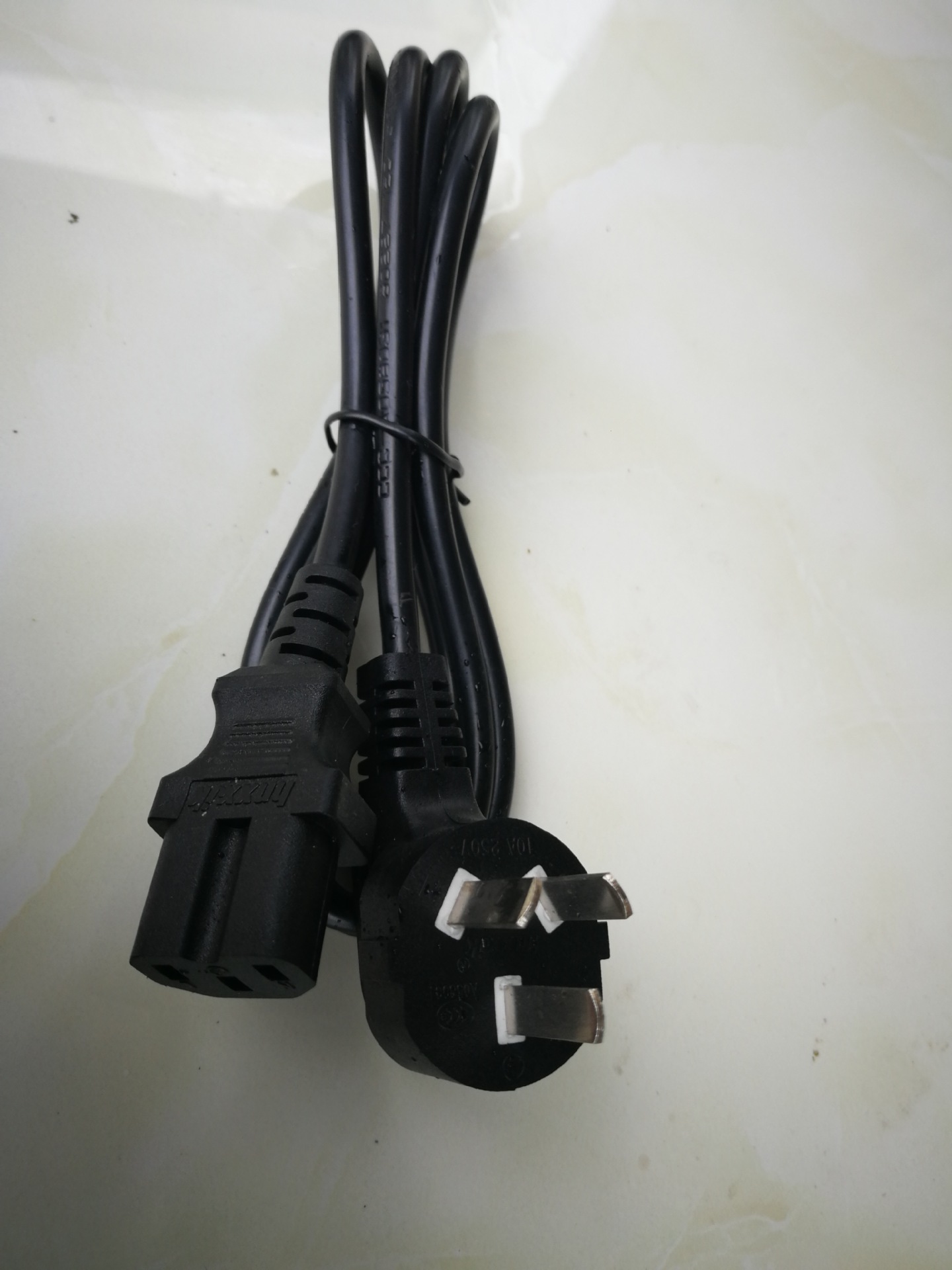 国标三插品字尾电源线 插头电源线国标插头线 多功能电饭锅线