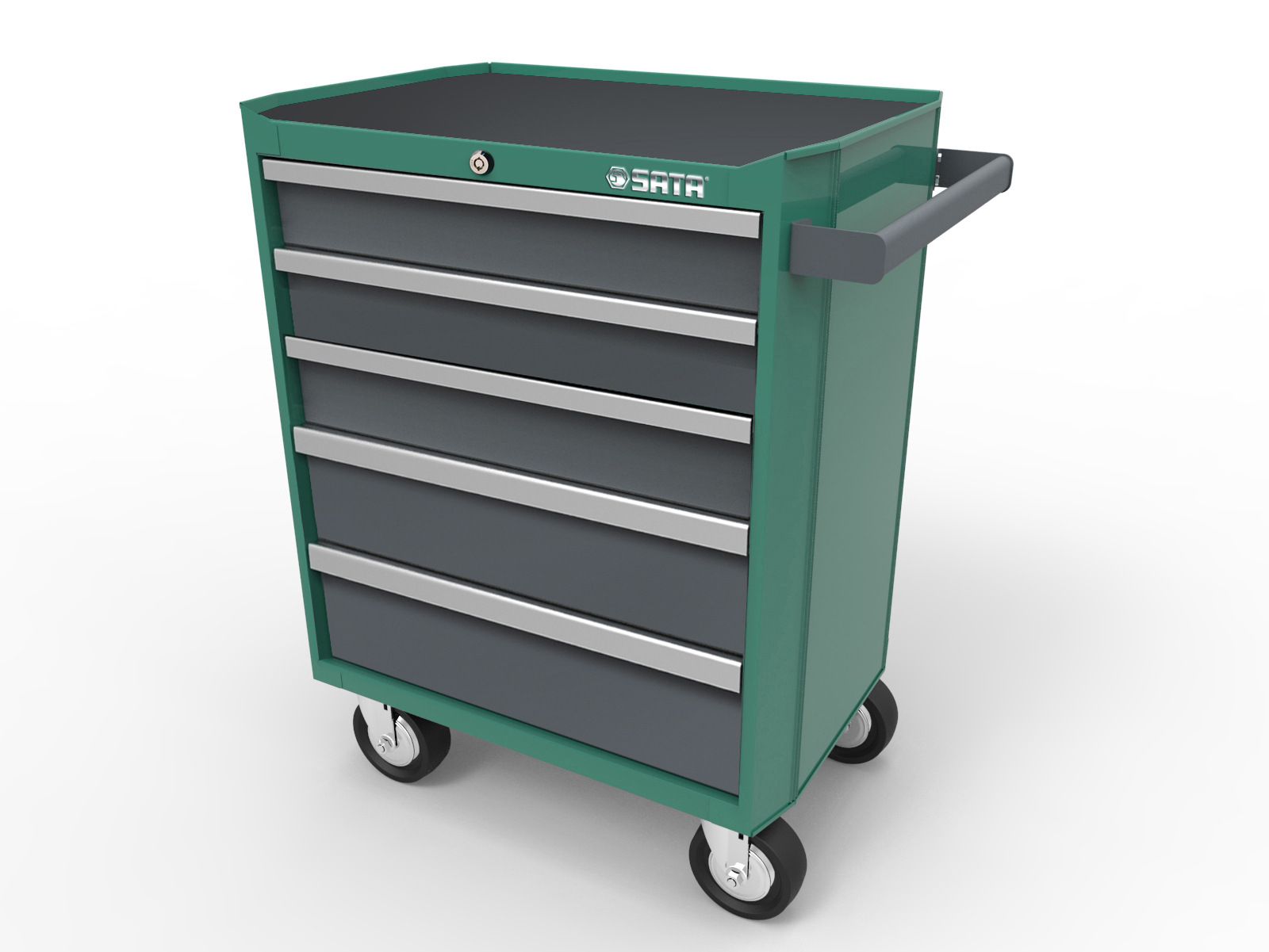 世达sata 汽修5抽屉工具车770x470x896mm 95121