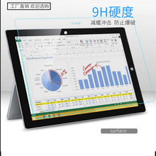 适用surface pro8/pro7 9H钢化膜GO 2微软book 2电脑书写膜laptop