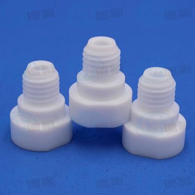 【百年德氟】精密加工各规格铁氟龙连接配件 ptfe耐磨四氟紧固件