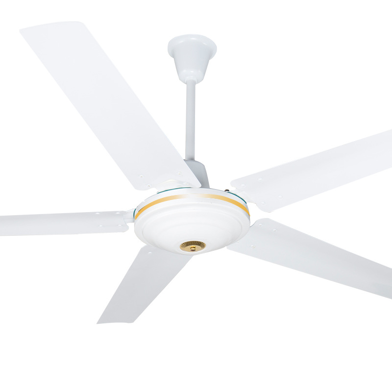 批发钻石牌工业56寸五叶吊扇王1400mm铁叶工程商用工厂吊扇直销