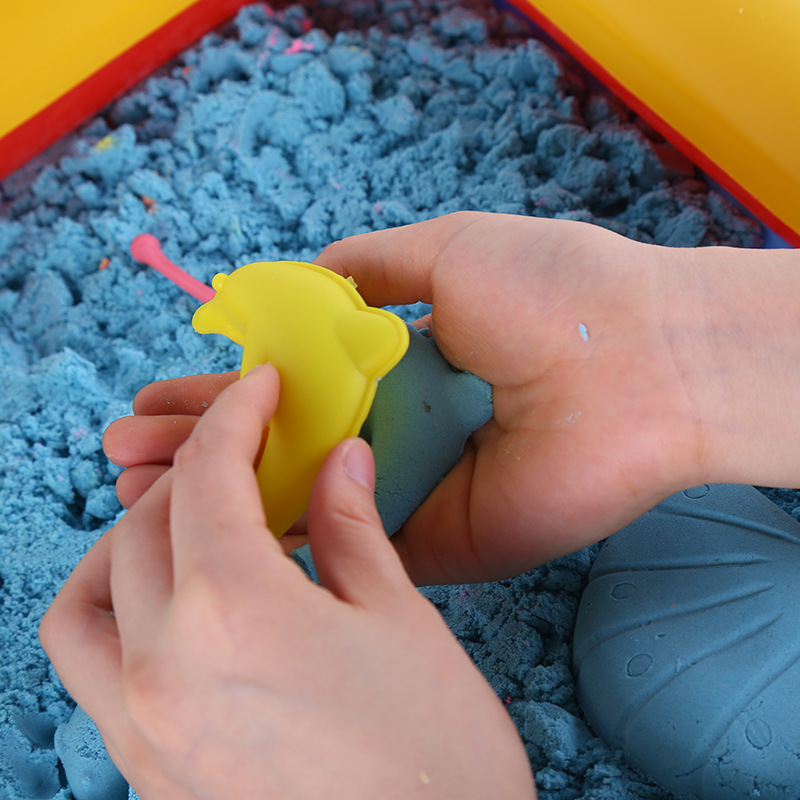 跨境货源 3公斤儿童沙散装动力儿童玩具沙塑形黏土太空玩具沙子