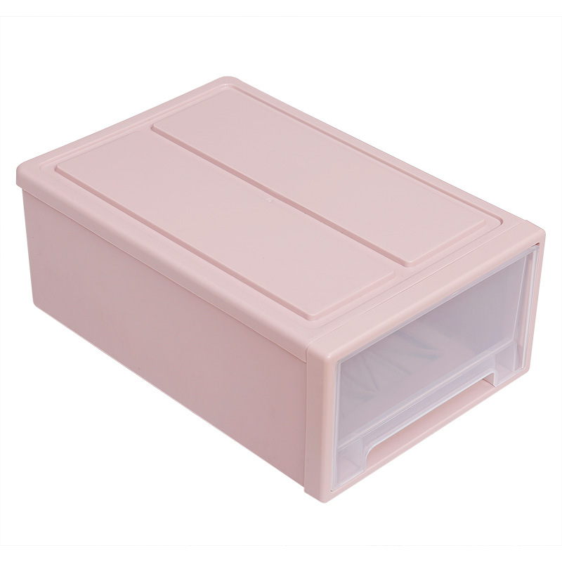 Combination Stackable Transparent Plastic Drawer Storage Cabinet Storage Box Clothing Shoes Quilt Storage