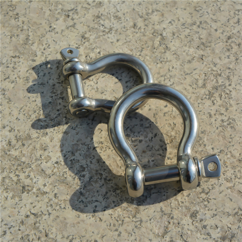 滨州腾达 304 316材质弓型卸扣钢丝绳链条连接扣马蹄扣厂家批发