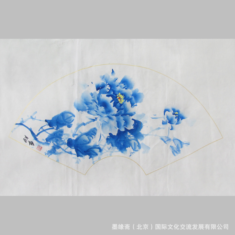 字画 纯手绘 墨缘斋颉群章牡丹  酒店办公家居别墅纯手绘国画