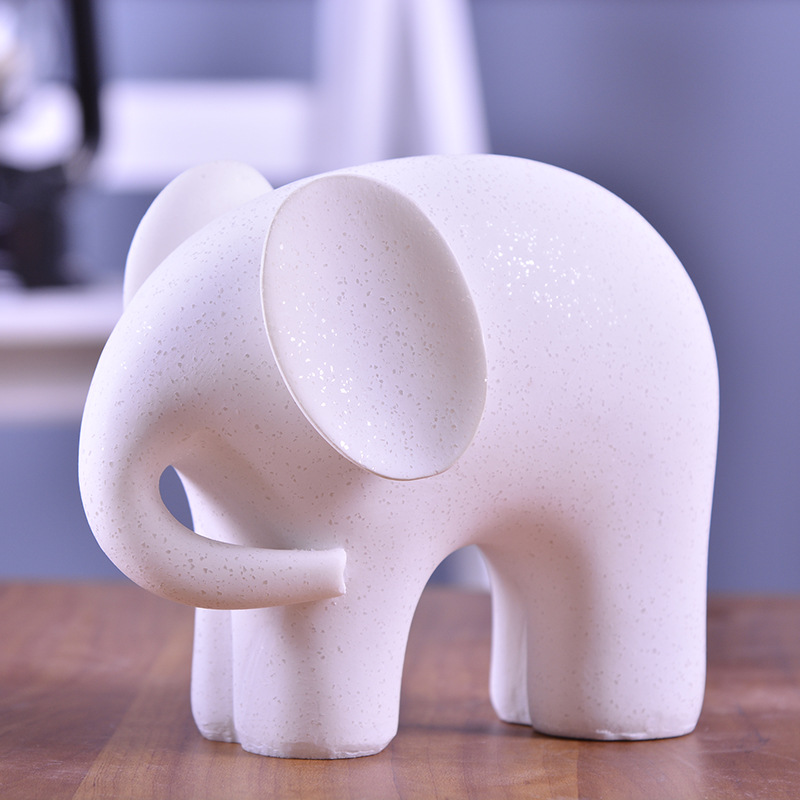 欧式树脂工艺品大象摆件创意家居客厅装饰摆饰树脂工艺品定制订做