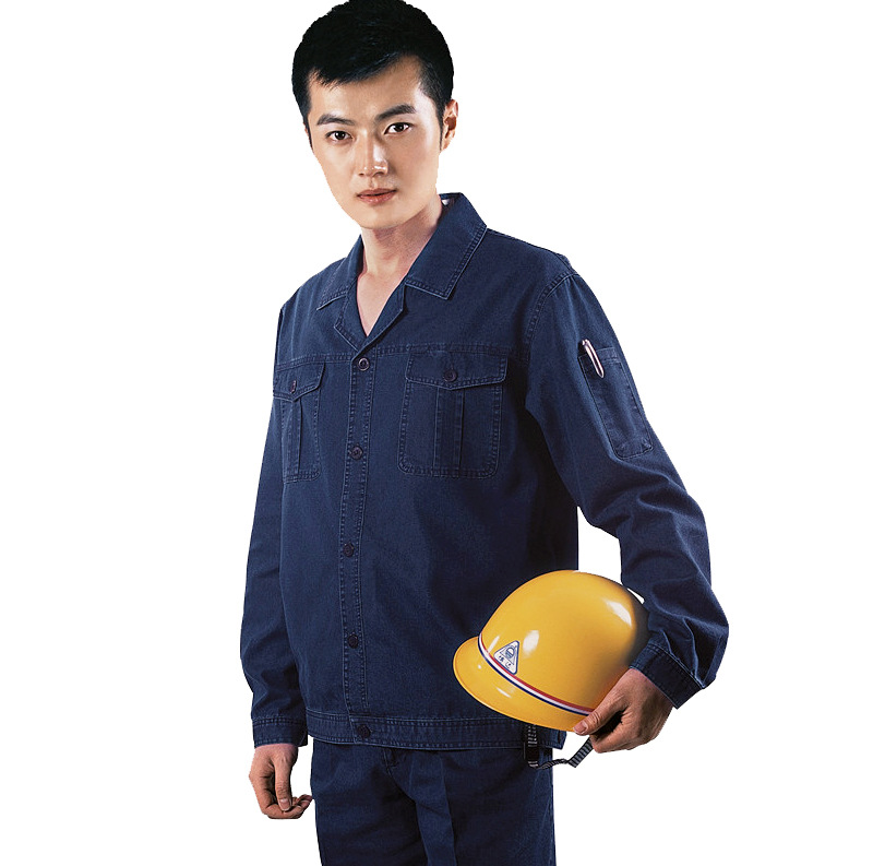 乔迪梦斯 高档长袖牛仔套装 全棉牛仔工作服劳保服 厂家直销-阿里巴巴