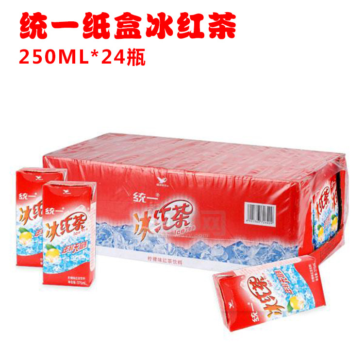 统一纸盒冰红茶