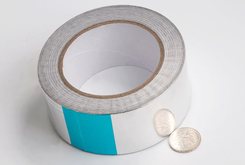 耐高温银色自粘铝箔胶带 空调隔热加厚铝箔胶带 密封防水管道胶带