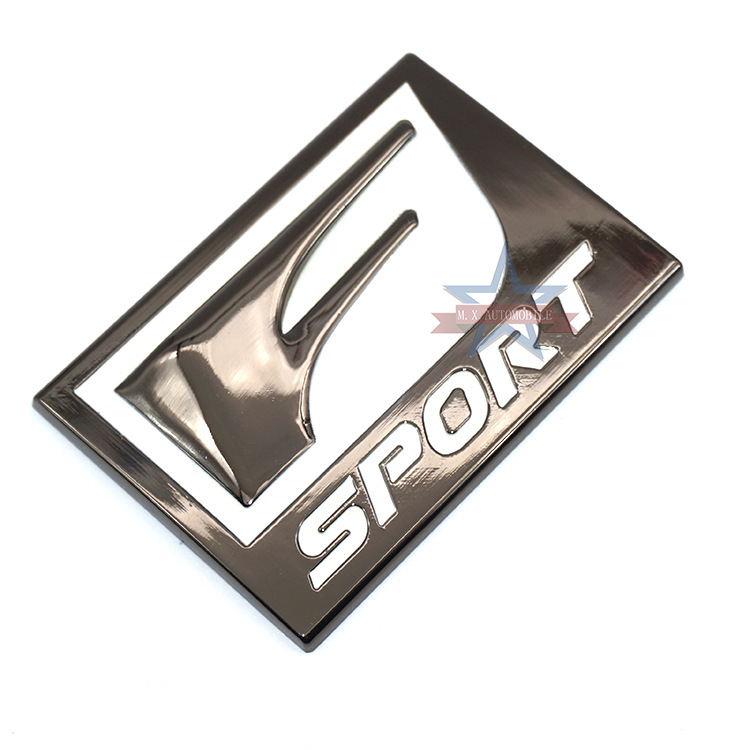 fsport金属车标 适用于雷克萨斯运动改装 凌志侧门贴标叶子板尾标