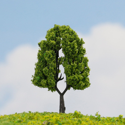 厂家直销双杈树沙盘模型树 多肉仿真植物 圣诞树模型假树批发