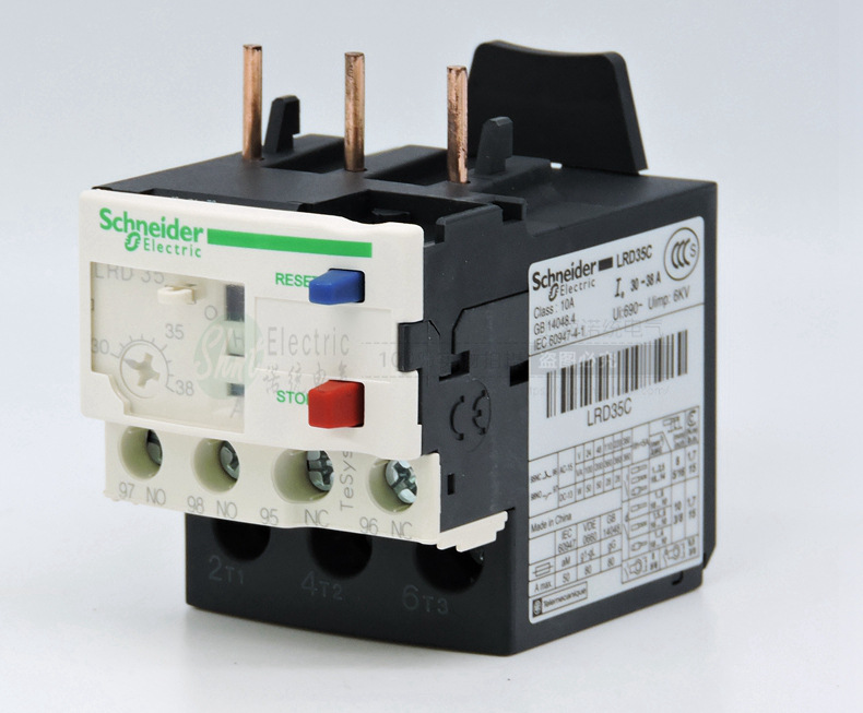 正宗施耐德 schneider 热保护器 热过载继电器 lrd35c