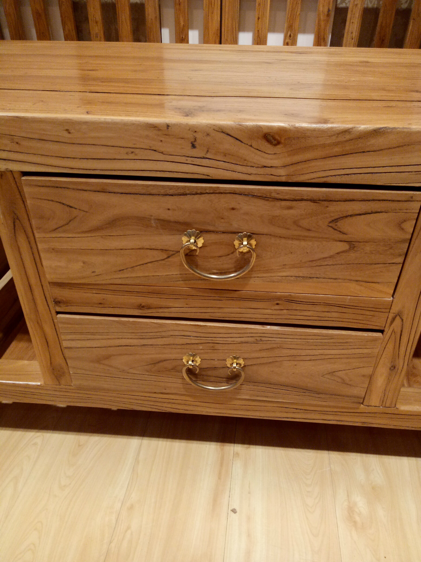 厂家**老榆木家具实木抽屉茶几配沙发客厅茶几仿古-伞产业网