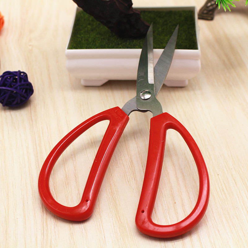 强人k13家用剪裁纸剪民用剪工业剪尖头剪刀皮革剪居家物品裁剪