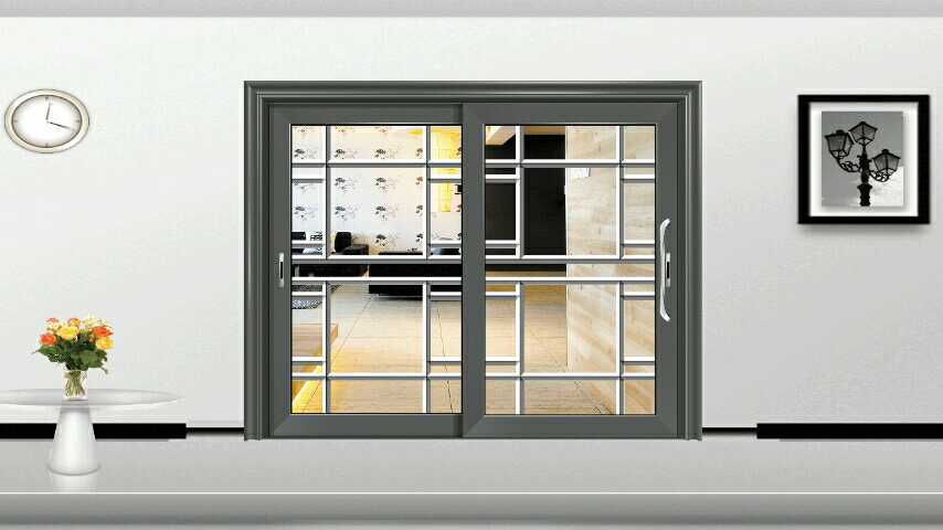 厂家招商代理 190重型推拉门系列双轨双扇推拉门 氟碳金 定制