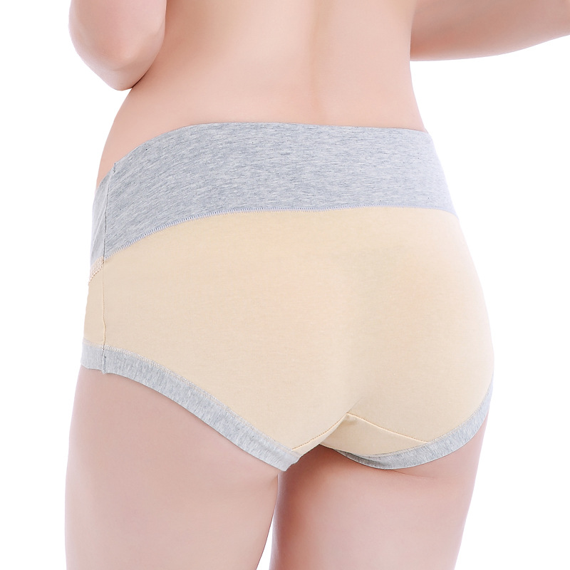 Women's Underwear Pregnant Women's Underpants Low Waist Belly Support Seamless U-Shaped Shorts Pure Cotton Pregnant Women's Underpants Maternity Pants plus Size