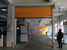 安全 快速 无声高速感应pvc卷帘门厂家专业生产堆积式高速门批发