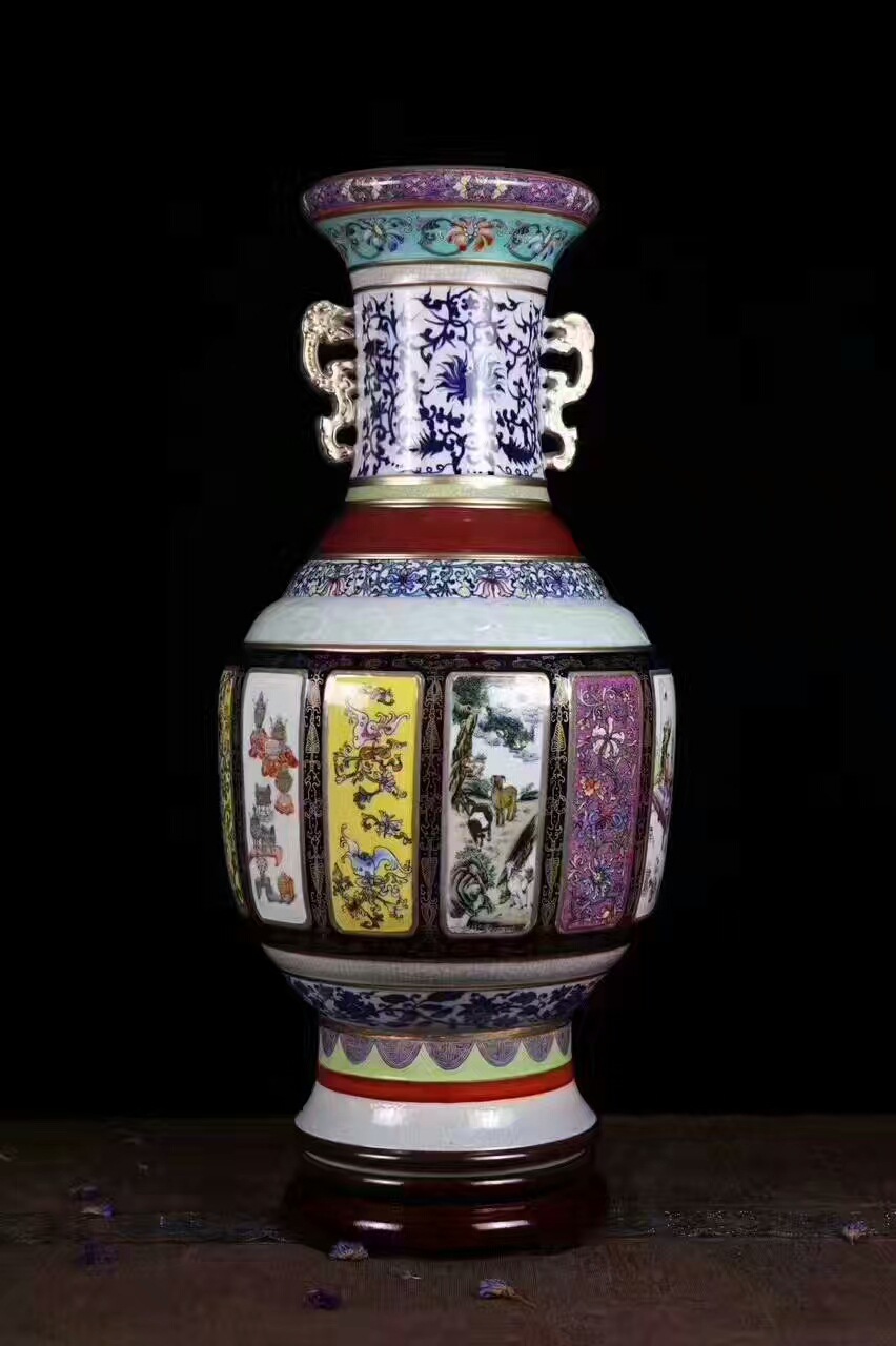 景德镇供应中华瓷王仿古粉彩瓷王