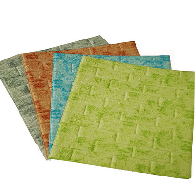 3d多功能立体墙贴砖纹 可自粘墙纸 家居装饰背景墙xpe环保无味