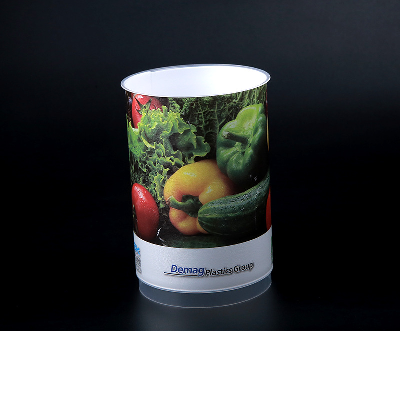 膜内贴 定制包装塑料膜内贴塑料一次性奶茶杯批发pp注塑杯