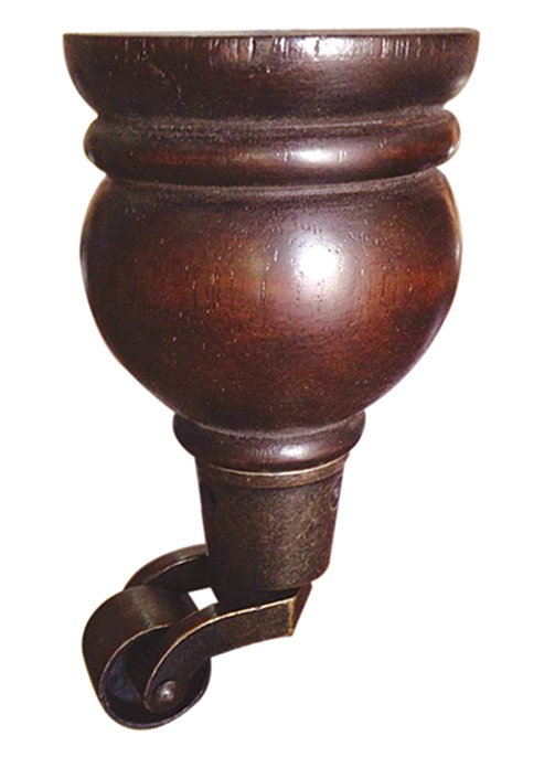 实木沙发脚 厂家直销 ∮11*8cm 葫芦脚