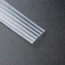 专业供应 优质透明文件袋PVC拉链条 PVC塑料边条 PVC扁带 可定做